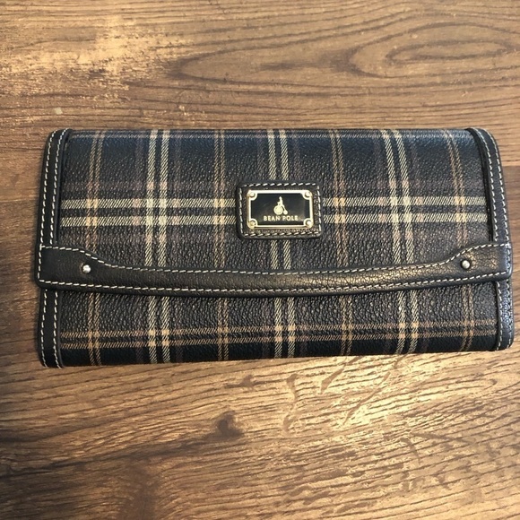 Bean Pole Handbags - Vintage Bean Pole  Large Wallet